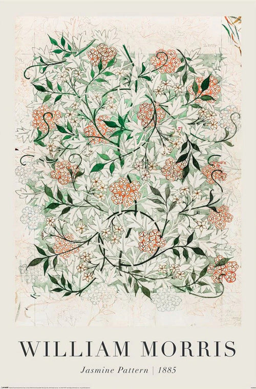 Poster William Morris Jasmine In Progress 61x91 5cm PP2400692 | Yourdecoration.nl