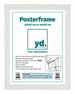 Posterlijst MDF 30x40cm Wit Mat Voorzijde Maat | Yourdecoration.nl