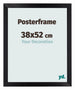 Posterframe 38x52 Zwart Mat MDF Parma Maat | Yourdecoration.nl