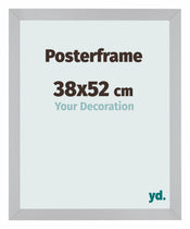 Posterframe 38x52cm Zilver MDF Parma Maat | Yourdecoration.nl