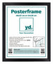 Posterlijst MDF 38x52cm Zwart Mat Voorzijde Maat | Yourdecoration.nl