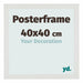 Posterframe 40x40cm Wit Mat MDF Parma Maat | Yourdecoration.nl