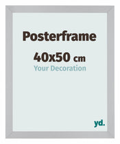 Posterframe 40x50cm Zilver MDF Parma Maat | Yourdecoration.nl