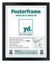 Posterlijst MDF 40x50cm Zwart Mat Voorzijde Maat | Yourdecoration.nl