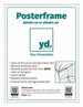 Posterlijst Kunststof Fotolijst 60x80cm Wit Hoogglans Voorzijde Maat | Yourdecoration.nl