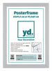 Posterlijst 61x91,5cm Zilver MDF Voorzijde Inlegvel | Yourdecoration.nl