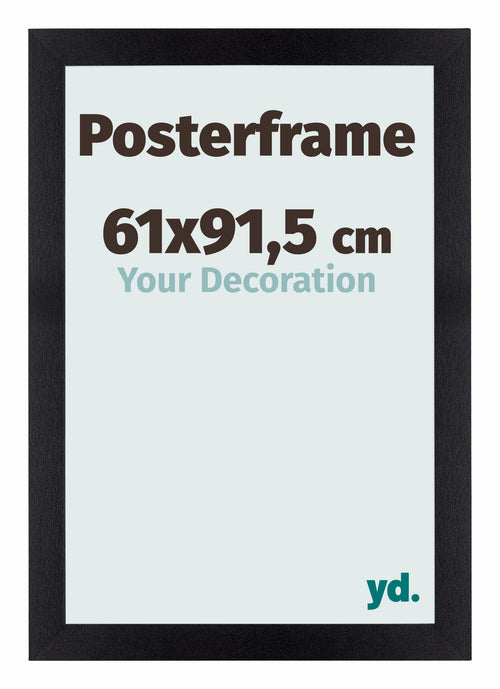 Posterframe 61x91,5cm Zwart Mat MDF Parma Maat | Yourdecoration.nl