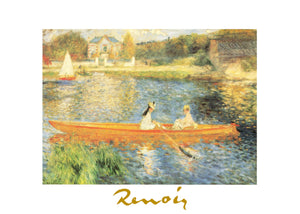 Auguste Renoir  La Senna ad asnieres Kunstdruk 70x50cm | Yourdecoration.nl