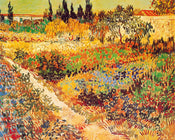 Vincent Van Gogh  Giardino in fioritura Kunstdruk 30x24cm | Yourdecoration.nl