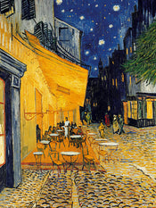 Vincent Van Gogh Cafe at Night Kunstdruk 60x80cm | Yourdecoration.nl