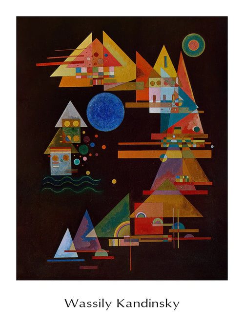 Wassily Kandinsky  Spitzen im Bogen, 1927 Kunstdruk 60x80cm | Yourdecoration.nl