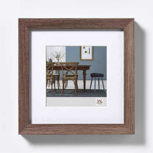 Walther Design Fiorito Houten Fotolijst 30x30cm Walnoot | Yourdecoration.nl