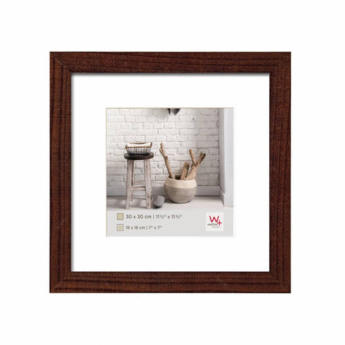 Walther Design Home Houten Fotolijst 30x30cm Walnoot | Yourdecoration.nl