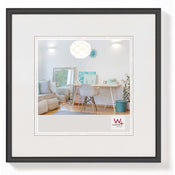 Walther Design New Lifestyle Kunststof Fotolijst 15x15cm Zwart Voorzijde | Yourdecoration.nl