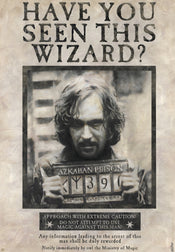 Harry Potter Wanted Sirius Black Poster 61X91 5cm | Yourdecoration.nl