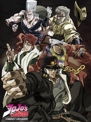 Jojos Bizarre Adventure Stardust Crusaders Poster 38X52cm | Yourdecoration.nl