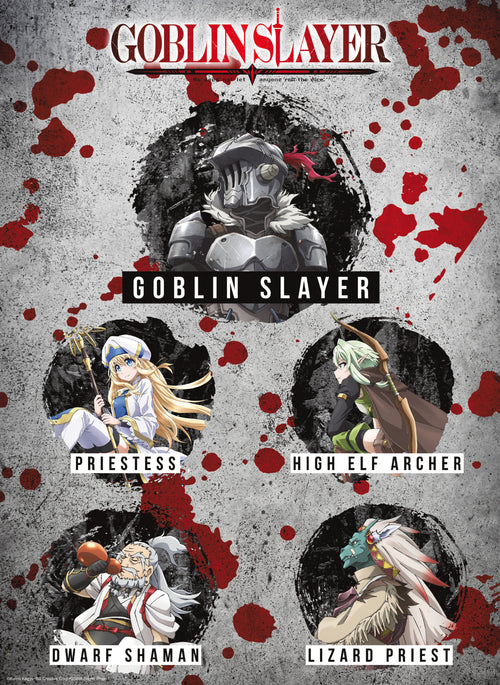 Goblin Slayer Characters Poster 38X52cm | Yourdecoration.nl