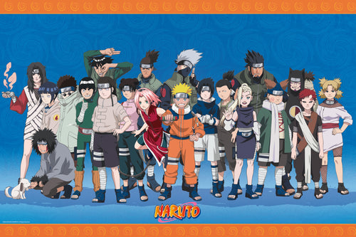 Naruto Konoha Ninjas Poster 91 5X61cm | Yourdecoration.nl