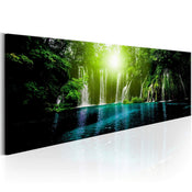 Artgeist Sapphire Lake Canvas Painting | Yourdecoration.com