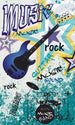 Dimex Blue Guitar Fotobehang 150x250cm 2 banen | Yourdecoration.nl