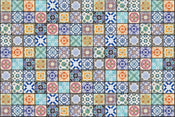 Dimex Vintage Tiles Fotobehang 375x250cm 5 banen | Yourdecoration.nl