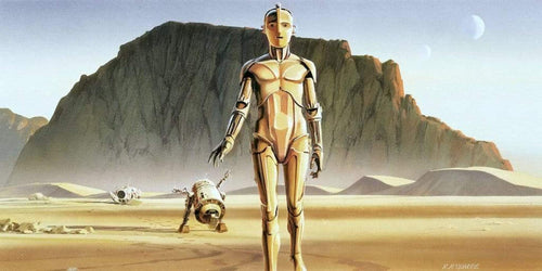 Komar Star Wars Classic RMQ Droids Vlies Fotobehang 500x250cm 10 banen | Yourdecoration.nl