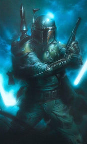 Komar Star Wars Classic Bounty Hunter Vlies Fotobehang 150x250cm 3 banen | Yourdecoration.nl