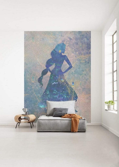 Komar Jasmin Silhouette Vlies Fotobehang 200x280cm 4 banen Sfeer | Yourdecoration.nl