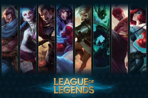 GBeye League of Legends Champions Poster 91.5x61cm | Yourdecoration.nl