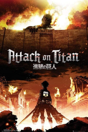 GBeye Attack on Titan Key Art Poster 61x91,5cm | Yourdecoration.nl