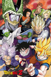 GBeye Dragon Ball Z Cell Saga Poster 61x91,5cm | Yourdecoration.nl