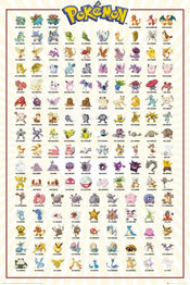 GBeye Pokemon Kanto 151 Poster 61x91,5cm | Yourdecoration.nl