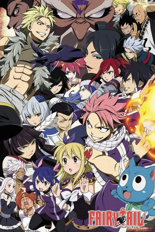 GBeye Fairy Tail Season 6 Key Art Poster 61x91,5cm | Yourdecoration.nl