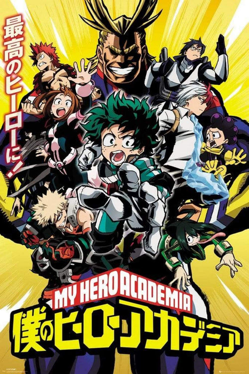 GBeye My Hero Academia Season 1 Poster 61x91,5cm | Yourdecoration.nl