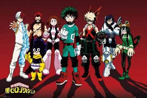 GBeye My Hero Academia Line Up Poster 91,5x61cm | Yourdecoration.nl