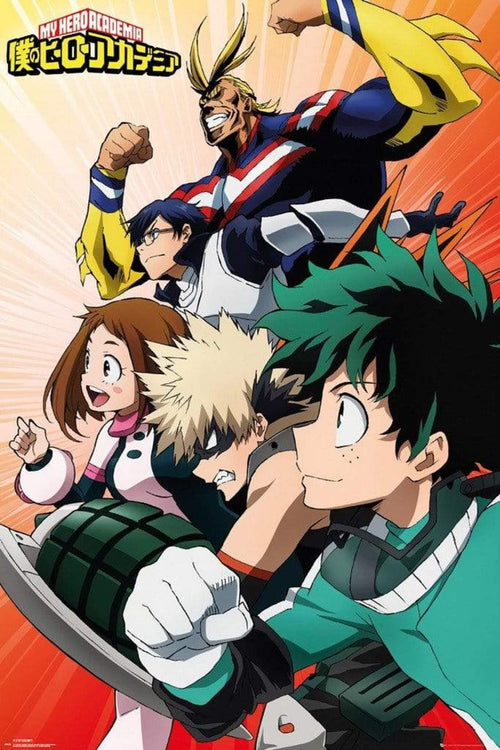 GBeye My Hero Academia Heroes Poster 61x91,5cm | Yourdecoration.nl