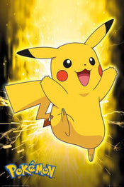 GBeye Pokemon Pikachu Neon Poster 61x91,5cm | Yourdecoration.nl