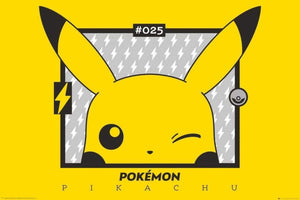 GBeye Pokemon Pikachu Wink Poster 91,5x61cm | Yourdecoration.nl