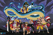 Gbeye GBYDCO037 One Piece The Crew Vs Kaido Poster 91-5x61cm | Yourdecoration.nl