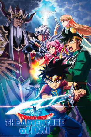 gbeye gbydco188 dragon quest dai vs dark king poster 61x91 5cm | Yourdecoration.nl