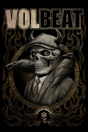 gbeye gbydco204 volbeat skeleton poster 61x91 5cm | Yourdecoration.nl