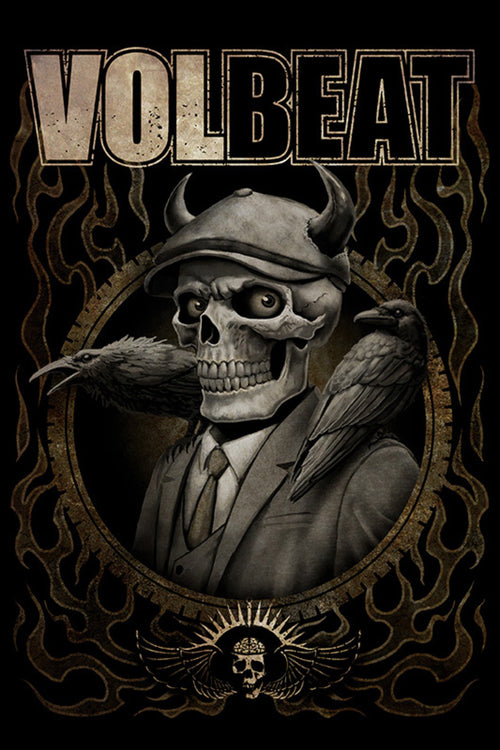 gbeye gbydco204 volbeat skeleton poster 61x91 5cm | Yourdecoration.nl