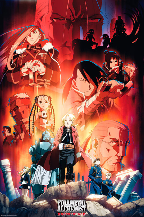 Gbeye Gbydco319 Fullmetal Alchemist Key Art Poster 61x91 5cm | Yourdecoration.nl