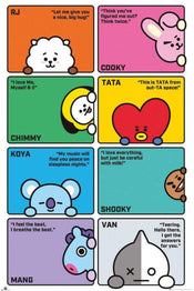 GBeye BT21 Compilation Poster 61x91,5cm | Yourdecoration.nl