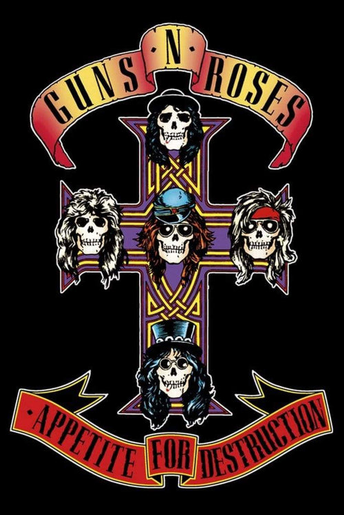 GBeye Guns N Roses Appetite Poster 61x91,5cm | Yourdecoration.nl