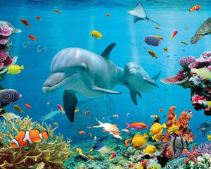 GBeye Tropical Ocean Poster 50x40cm | Yourdecoration.nl