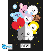 Grupo Erik GBYDCO546 Bt21 Characters Poster 61X91,5cm | Yourdecoration.nl