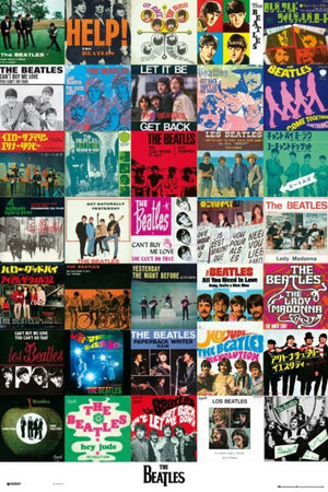 Grupo Erik GPE4513 Beatles Singles Poster 61X91,5cm | Yourdecoration.nl