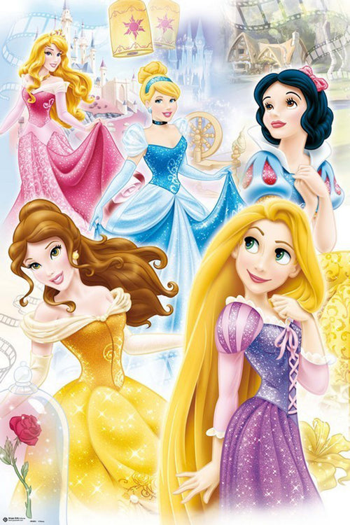 Grupo Erik GPE4803 Disney Princess Group Poster 61X91,5cm | Yourdecoration.nl