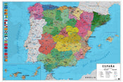 Grupo Erik GPE5030 Map Spain Physical Political Poster 91,5X61cm | Yourdecoration.nl